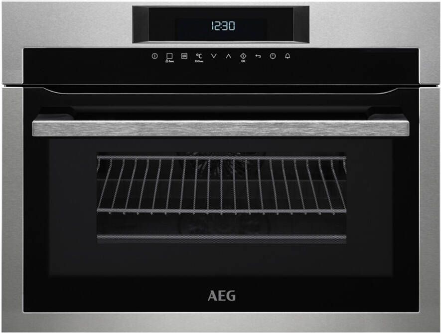 AEG KMS761000M inbouw combimagnetron met 90 automatische programma's en TouchControl tiptoetsen