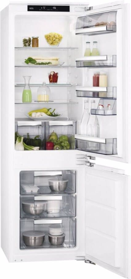 AEG 5000 serie ColdSense Koel/vrieskast inbouw 178 cm SCE818E3LC
