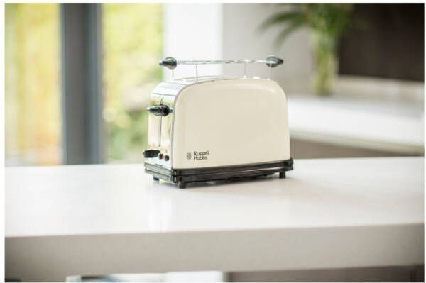 Russell Hobbs Broodrooster Colours Plus 1670 W klassiek crè, mekleurig