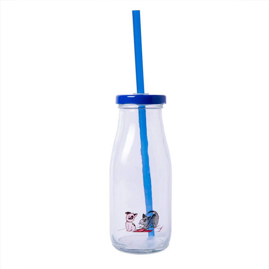 BiggDesign Dogs Smoothie Glas 320ml Blauw