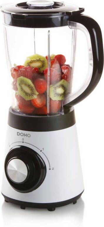 DOMO Do9203bl Blender 500w 1, 5l Zwart/wit