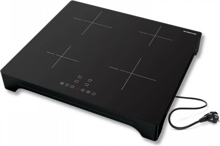 Inventum Vki6010zwa Vrijstaande Inductie Kookplaat 4 Kookzones Zwart