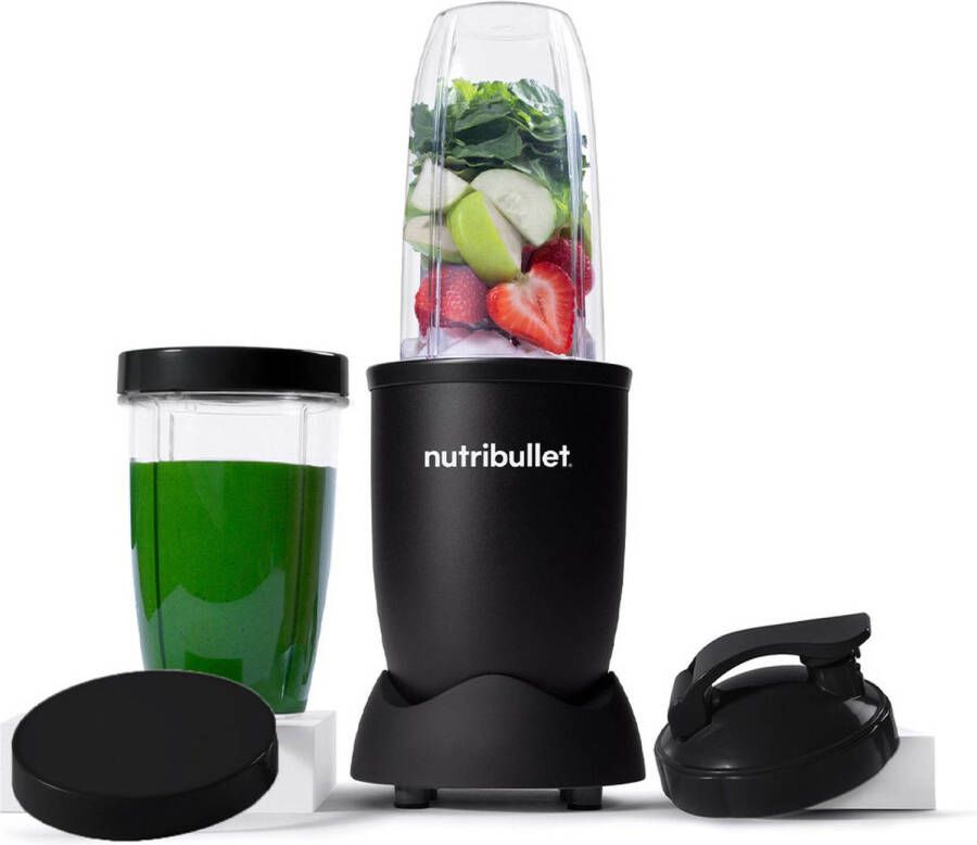Nutribullet Exclusive Blender 900 Watt Smoothie Maker Incl. To Go Accessoires Zwart