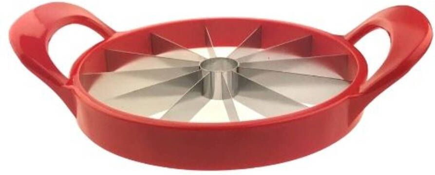 Orange85 Meloen Snijder Appelsnijder Uiensnijder Mangosnijder Fruitsnijder 24x24x3, 5cm Rvs