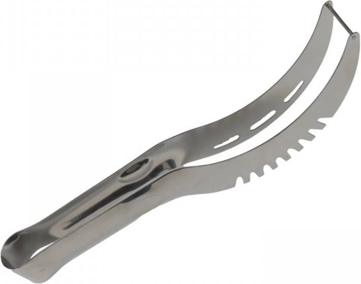 Orange85 Watermeloen Snijder Rvs 3x3x24 Cm Zilver Fruitsnijder Keuken Accessoires