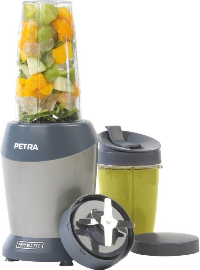 Petra Blender To Go Ijscrusher Twee Drinkbekers 1000w