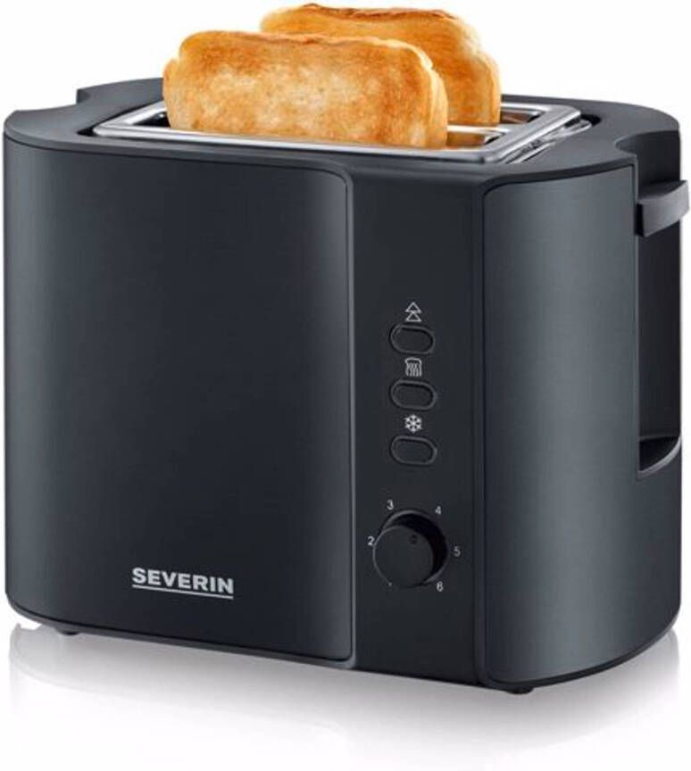 Severin Toaster broodrooster 800W zwart