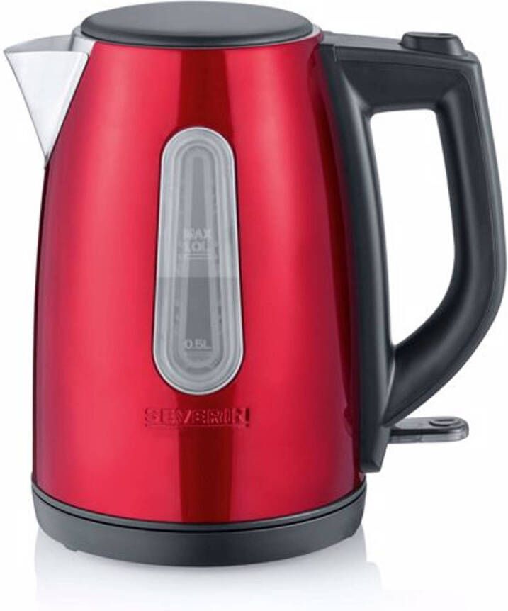 Severin Waterkoker WK3417 Rood/Zwart