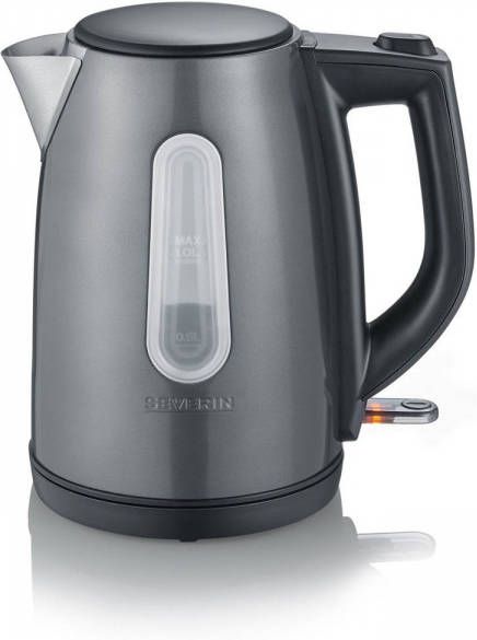 Severin Wk 9540 Waterkoker 1 Liter Metallic 2200 Watt