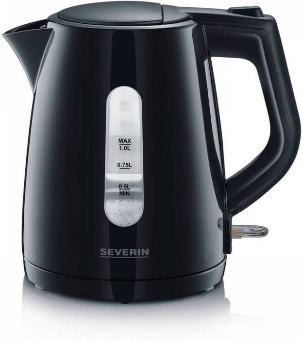 Severin Wk3410 Waterkoker 2200 Watt 1 Liter Zwart