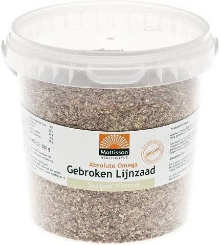 Mattisson HealthStyle Biologische Lijnzaad Gebroken