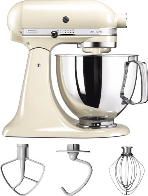 Kitchenaid Artisan Mixer Keukenrobot 4 8 Liter 5ksm125eob Onyx Zwart Blenderskopen Nl