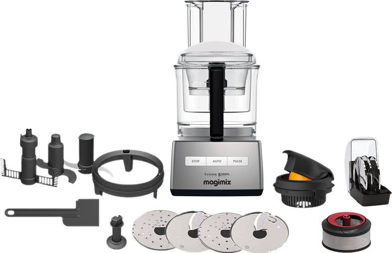 Magimix CS 5200 XL Premium Mat Chroom