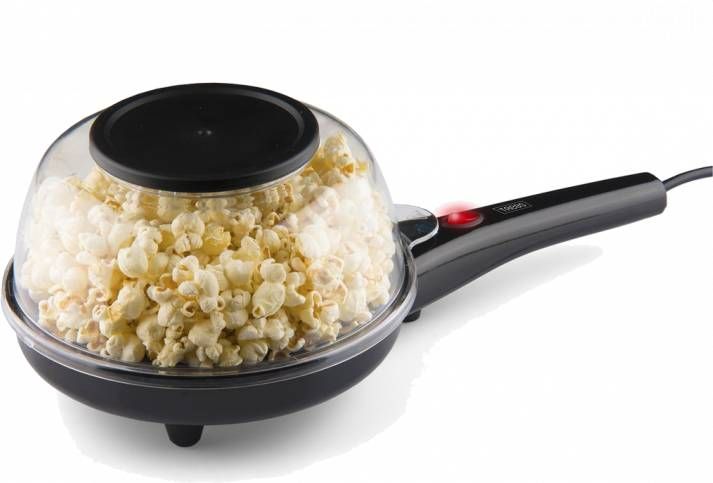 Trebs 99344 2 in 1 popcorn en pannenkoeken maker Zwart