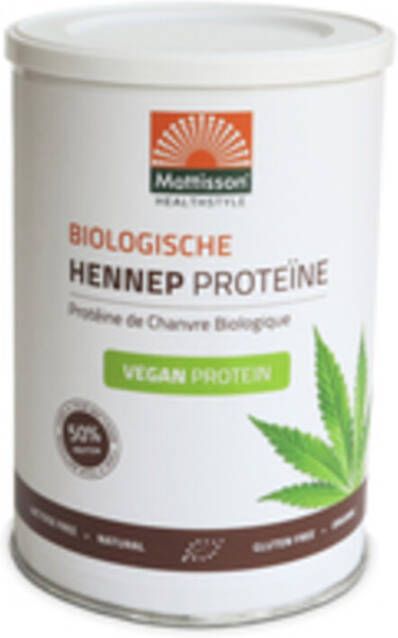 Mattisson Absolute Hennep Proteine Poeder Bio 400gr Naturel
