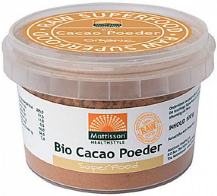 Mattisson 3x Biologische Cacao Poeder 100 gram