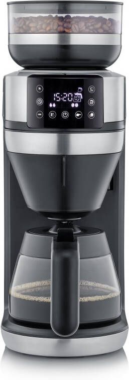 Severin KA 4850 Volautomatisch Filter Koffiezetapparaat Zwart/RVS Bonenmaler