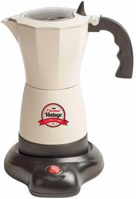Bestron Espressoapparaat AES500RE 6 kopjes 480 W gebroken wit online kopen
