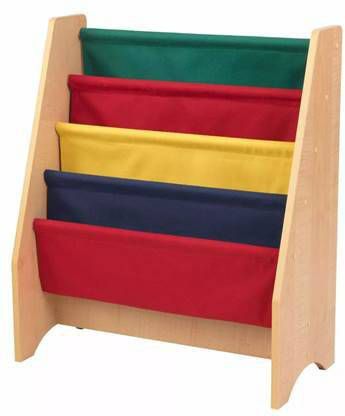 KidKraft Kinder boekenrek+hangvakken meerkleurig 61x29, 9x71, 1 cm 14226
