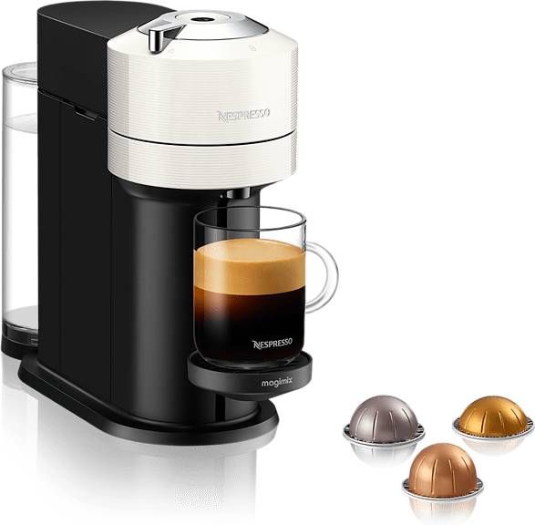 Nespresso Magimix koffieapparaat Vertuo Next(Wit )