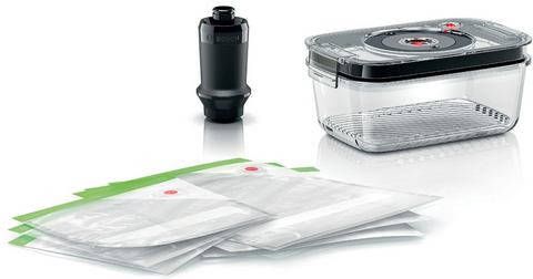 BOSCH Vacuümdoos MSZV6FSG1 Vacuüm bewaarset bij ErgoMixx en ErgoMixx stijl staafmixers(set, 8 delig )