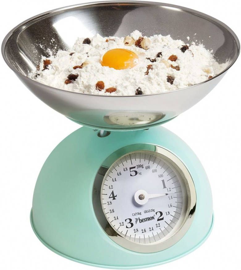 Bestron keukenweegschaal groen DKW700SDM