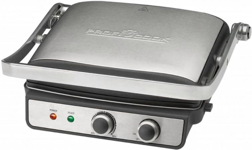ProfiCook Contact Grill 2000 W Zilver PC KG 1029