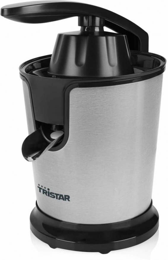 Tristar Citruspers 85 W roestvrij staal zilverkleurig