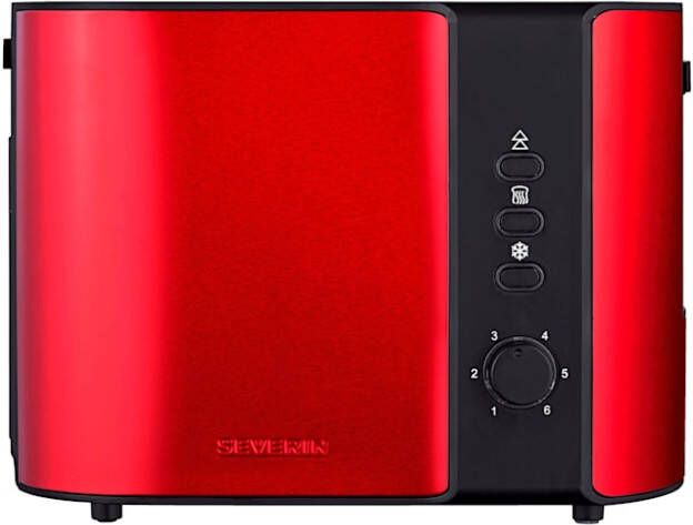 Severin At 2217 Broodrooster 2 Sneden Rood(Metallic)800 Watt